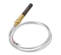 Lurrose Thermocouple Gaz Fil Aluminium Capteur Microvolt pour Cheminée et Chauffe-Eau Accessoire de Remplacement Polyvalent pour Chauffage Au Gaz Naturel et Gpl