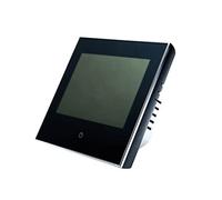 Lurrose Thermostat Programmable pour Chaudière Gaz Régulateur Température sans Fil avec Verrouillage Haute Efficacité Énergétique Interface Eau Noir Hebdomadaires