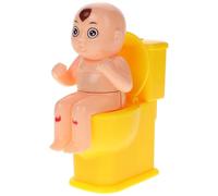 Lurrose Toilette Amusant en Plastique Jaune Fonction de Pulvérisation d'eau, pour Décor de Salle de Bain et Farces Originales