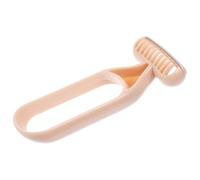 Lurrose Tondeuse à Poils Corporels Portable Beige en Plastique Abs pour Femmes, Minimise Irritations Peau, Voyage et L'épilation des Jambes et Aisselles