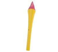 Lurrose Torche Lumineuse Jaune Compacte à LED, Jouets D'extérieur pour Garçon et Filles, Accessoire Torche pour Fête et Animation Sportive, Bâton Lumineux Portable sans Flamme, Ambiance