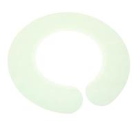 Lurrose Tour de Cou en Silicone Vert Anti-éclats, Cape de Coupe de Cheveux et Teinture, Protège-nuque pour Coiffeur et Usage Maison, Accessoire Coiffure Pratique et Réutilisable, Soin