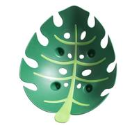 Lurrose Tropical Petit Format, Plateau Alimentaire de Feuille de Palmier, Porte-aliments pour Fête Hawaïenne, Décoration Jungle, pour Pique-niques et Barbecue Réutilisable