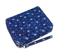 Lurrose Trousse à Crayons Portable Emplacements avec Compartiments Couches Motif Étoile pour Étudiants Artistes Organisation Stylos Marqueurs