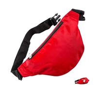 Lurrose Trousse Secours Militaire Étanche Rouge en Nylon Ceinture Réglable pour Activités de Kayak et Autres Activités Extérieures