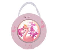 Lurrose Veilleuse Murale Flamant Rose 1 Pièce, Lampe de Table pour Garçon et Filles, Petite Applique Décorative Étoile, Lumière Douce pour Chambre Fille, Éclairage D’ambiance Pratique