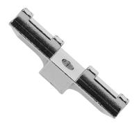 Lurrose Verrou de Fenêtre en Alliage de Zinc Argenté Gâche et Blocage 4.4X1.2X1.0Cm pour Fenêtres Coulissantes et Battantes Usage Sécurisé