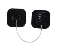 Lurrose Verrou De Réfrigérateur Sécurité Garçon Fille à Code Noir Verrou Sans Perçage Pour Congélateur Armoire Et Tiroir Adhésif Et Multi-surfaces Simple à Installer