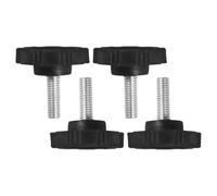 Lurrose Vis de Rechange pour Parapluie M8 en Acier et PP, 4pcs pour Pied Parasol Extérieur, Facile à Installer et Améliore la Stabilité, Ambiance Estivale en Terrasse