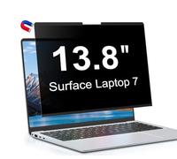 LUSA DESIGN Écran de confidentialité magnétique pour ordinateur portable Surface 7 - 13,8" - Amovible - Anti-reflet - Filtre d'ordinateur à lumière bleue - Facile à installer