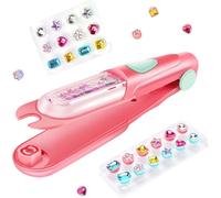 LUSAPYT Hair Bedazzler Kit, Machine à Strass pour Cheveux avec 24 Gemmes Décoratives, Kit Coiffure Enfant Fille,Outils de Coiffure Bricolage Ensemble de Jouets, Idéal Cadeau pour Enfant Fille