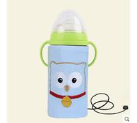 L'USB Portatif, Bouteille De Lait De Chargement De Voiture L'Isolation Met En Sac Le Réchauffeur De Bouteille Chaud Au Lait De Hibou