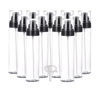 LusDoly 12 pièces 120ml Transparent flacons vaporisateurs vides en plastique, l'eau l'alcool Cosmétique Voyage Parfum Rechargeable Petits Bouteille de Spray Essentielles