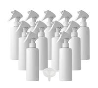 LusDoly 24 pièces 200ml Blanc flacons vaporisateurs vides en plastique, l'eau l'alcool Cosmétique Voyage Rechargeable Petits Domicile Bouteille de Spray Essentielles