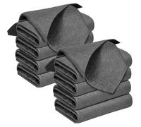 LUSEE Chiffons de Nettoyage 30x40cm, Lot de 10 Chiffon Magique de Microfibre Épaissi Réutilisables pour Vitre Miroir Voiture Salle de Bain Cuisine Bureau