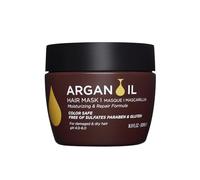 LUSETA Masque avec Huile d'Argan Répare et Hydrate les Cheveux Secs et Abimés Idéal pour les Cheveux Colorés Sans Sulfates, 500 ml