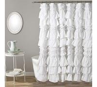 Lush Decor Kemmy Rideau de Douche Blanc 183 x 183 cm x 183 cm x 183 cm