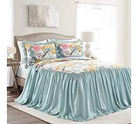 Lush Decor Literie de Luxe (Queen), Polyester, Bleu et Jaune