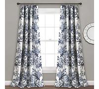 Lush Decor, Lot de 2 Rideaux occultants pour fenêtre de Salon, Salle à Manger, Chambre à Coucher - Bleu Marine - 241,3 x 132,1 cm - 241,3 x 132,1 cm