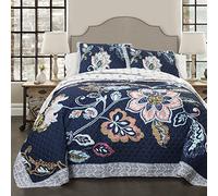 Lush Decor Parure de lit 3 pièces Bleu Marine