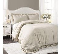Lush Decor Reyna Parure de lit 3 pièces, blé, très Grand lit californien
