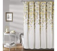 Lush Decor Rideau de Douche, Jaune/Gris, 182,9 x 182,9 cm
