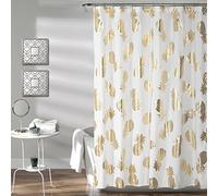 Lush Decor Rideau de Douche Motif Ananas Doré 182,9 x 182,9 cm