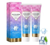 Lush Essence Toothpaste,Tribright Radiant Whitening Toothpastes With Probiotics,Dentifrice Blanchissant à La Niacinamide,Repair And Protect Teeth,Long-Lasting,éLimine Taches,Haleine Fraîche (2PC)