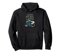 Lush Picnic Lands Panier d'activités de Plein air Aventure Amoureux Sweat à Capuche