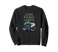 Lush Picnic Lands Panier d'activités de Plein air Aventure Amoureux Sweatshirt