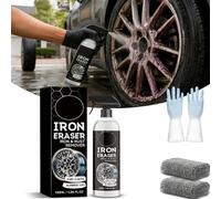 Lushbleu Car Rust Remover Spray Cleaner - Fast-Acting Anti-Rust Maintenance Corrosion Prevention Spray, Cuts Through Tire Marks & Dirt, for Vehicle Wheels, Exhaust Pipe, Metal Surfaces (1PC, 120ml)