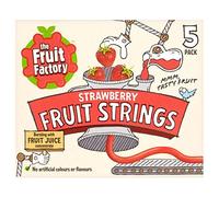L'usine de fruits Fraise Fruit Cordes (5x20g) - Paquet de 6