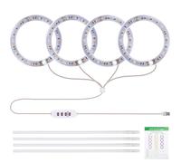 L'usine d'intérieur élèvent des Lampes croissantes d'usine de luminosité de 5 Dimmable alimentées par USB de 4 têtes (Lumière Violette Rose)