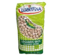 LUSITANA - Pois Chiche Gourmand, Source de Protéines Naturelles et Texture Fondante, 1 kg