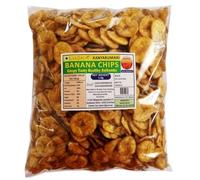 LUSKA Croustilles de banane Kanyakumari, 1 kg, authentiques chips de plantain Nendran (1000 grammes, 1 kg)
