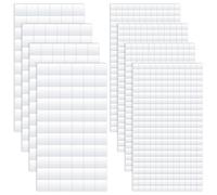 Lusofie 1320 Pièces Tampons Adhésifs 3D Carrés Double Face Tampons Adhésifs 6/12 mm Points Adhésifs en Mousse Blanche Colle Photo pour Fête Décoration de la Maison DIY