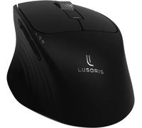 LUSORIS MBTL500X Souris Optique BT830X Multi-OS : Clic Silencieux, Roulette Aluminium Haute Vitesse, DPI Ajustable (Jusqu’à 1600),Batterie Rechargeable.
