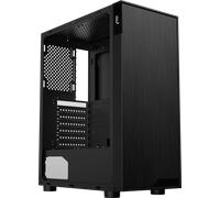 LUSORIS PRISM Boîtier PC Mini-Tour PRISM Format Compact 330×192×435 mm, Aluminium Noir, PSU 500 W 80 Plus, USB 3.0