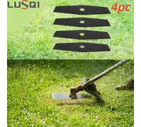 LUSQI 1/4 pièces Lame de débroussailleuse, Lame de coupe-bordures, Lame de tondeuse à gazon, Lames de coupe d'herbe de jardin, Accessoires d'outils de jardin 4Pc