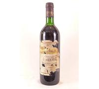 lussac saint-émilion château l'abbaye (étiquette abîmée) rouge 1988 - bordeaux