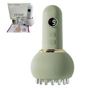 Lussara 4-in-1 Lymphatic Drainage Massager, Lymphatic Drainage Massager for Legs, Arms & Belly Anti-Cellulite, Lipedema Massage Drainages Tool (green,Meridian brush)
