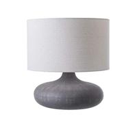 LUSSIOL 233918 Lampes Table et Chevet, Béton fiberstone, Gris