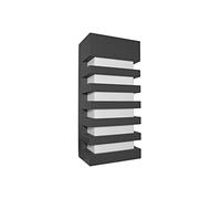 Lussiol, Applique murale extérieure Marlon, 5W, Eclairage LED 3000K, anti-eau IP54 idéal pour les terrasse.