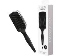 Brosse à Cheveux Démêlante Lussoni Care & Style Carré - Nylon - Unisex - Noir - Pour Femmes Adulte de Tous Âges