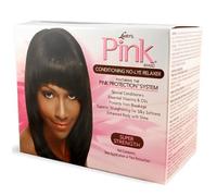 Lusters Conditioning No-lye Relaxer Kit Super Strength with Pink Protection System by Lusters (English Manual)