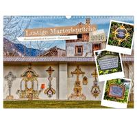 Lustige Marterlsprüche (Wandkalender 2026 DIN A3 quer), CALVENDO Monatskalender: Der lustige Friedhof in Kramsach/Österreich