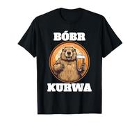 Lustige Meme Designs, Popular Internet Funny Meme Bober Bober Bóbr Biber Kurwa Meme Funny T-Shirt