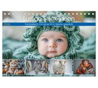 Lustige Strick-Ideen (Tischkalender 2026 DIN A5 quer), CALVENDO Monatskalender: Entdecke die humorvolle Welt des Strickens mit unseren lustigen ... hin zu skurrilen Accessoires ist alles dabei.