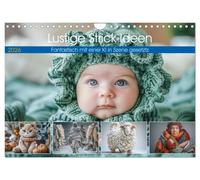 Lustige Strick-Ideen (Wandkalender 2026 DIN A4 quer), CALVENDO Monatskalender: Entdecke die humorvolle Welt des Strickens mit unseren lustigen ... hin zu skurrilen Accessoires ist alles dabei.