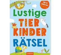 Lustige Tierkinder-Rätsel: Labyrinthe, Punkterätsel und vieles mehr
